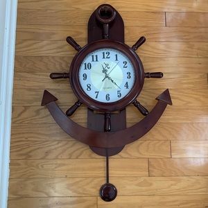 Sailor’s Ship Wheel Clock
